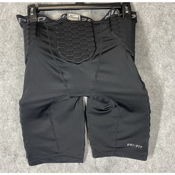 Nike Pro Compression Shorts Mens Small Black Dri Fit Football - Picture 13 of 16